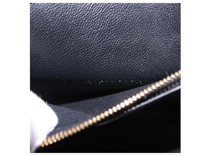 BALENCIAGA Borsa a Mano Small Hour Glass Pelle 2way Nero Oro 693546 Auth gh2347V - vista 31