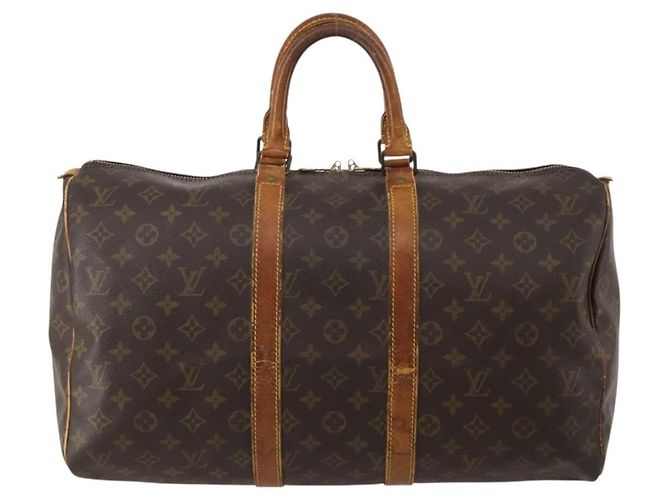 LOUIS VUITTON Monogram Keepall 45 Boston Bag M41428 LV Auth 201180 Monograma - vista 13