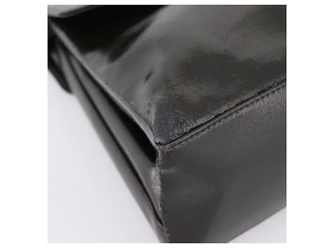 Bolsa LOEWE Velazquez em couro 2way Verde Prata Auth gh2401 - vista 18
