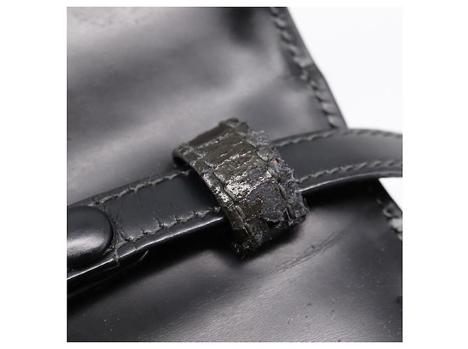 Bolsa LOEWE Velazquez em couro 2way Verde Prata Auth gh2401 - vista 22