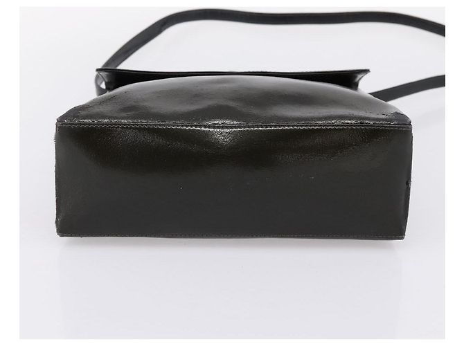 Bolsa LOEWE Velazquez em couro 2way Verde Prata Auth gh2401 - vista 5