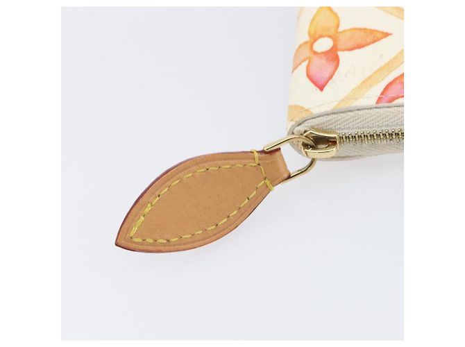 LOUIS VUITTON Monogram Tiles Zippy Coin Purse M83658 LV Auth 205926M Naranja Monograma - vista 13