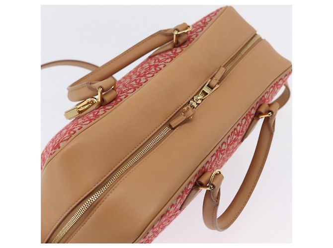Borsa a mano LOEWE Amazona 28 Canvas 2way Beige Gold Auth 203608SAM D'oro - vista 14