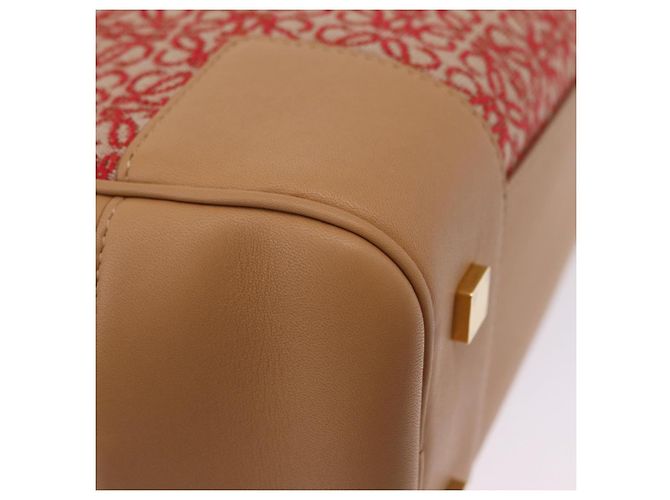 Borsa a mano LOEWE Amazona 28 Canvas 2way Beige Gold Auth 203608SAM D'oro - vista 21