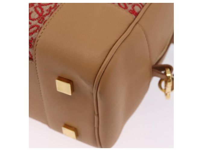 Borsa a mano LOEWE Amazona 28 Canvas 2way Beige Gold Auth 203608SAM D'oro - vista 22