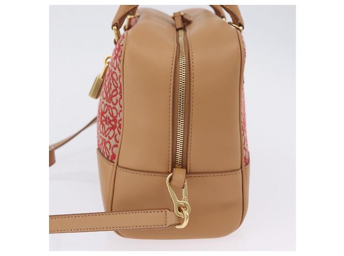 Borsa a mano LOEWE Amazona 28 Canvas 2way Beige Gold Auth 203608SAM D'oro - vista 3