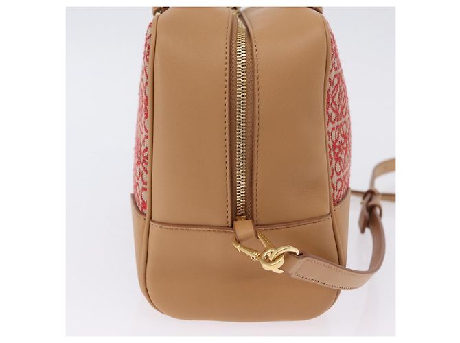 Borsa a mano LOEWE Amazona 28 Canvas 2way Beige Gold Auth 203608SAM D'oro - vista 4