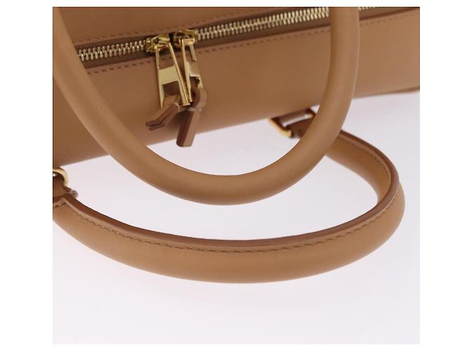 Borsa a mano LOEWE Amazona 28 Canvas 2way Beige Gold Auth 203608SAM D'oro - vista 7