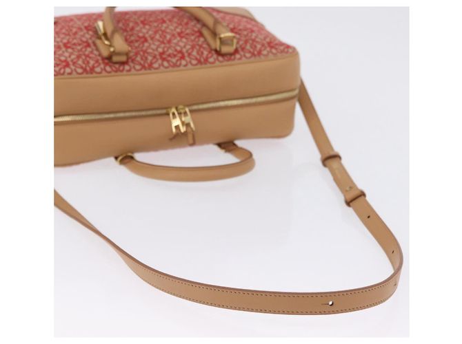 Borsa a mano LOEWE Amazona 28 Canvas 2way Beige Gold Auth 203608SAM D'oro - vista 8