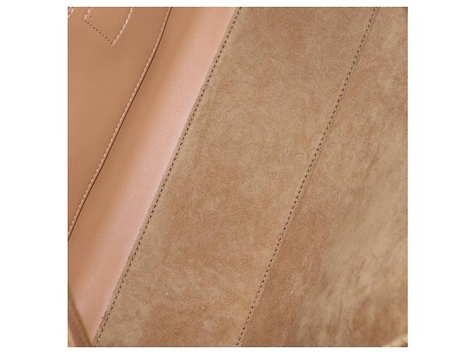 Borsa a mano LOEWE Amazona 28 Canvas 2way Beige Gold Auth 203608SAM D'oro - vista 9