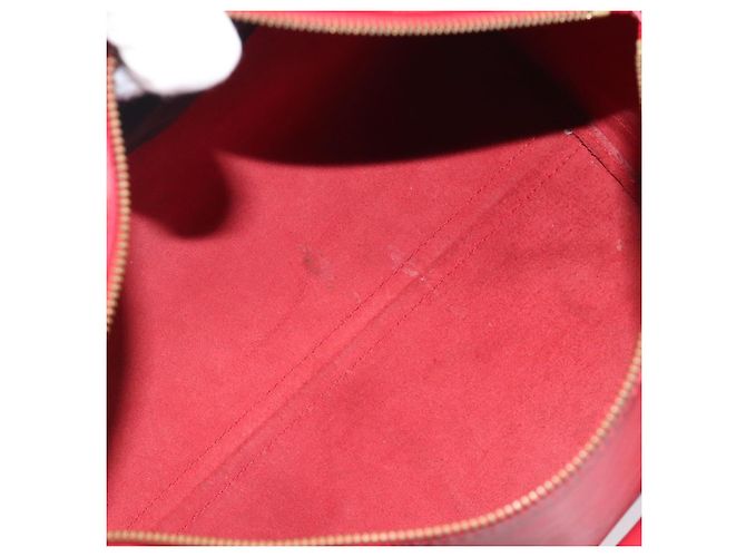 Borsa a mano LOUIS VUITTON Epi Speedy 30 Castilian Red M43007 LV Auth ep15983A Rosso - vista 11