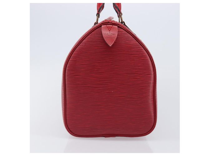 Borsa a mano LOUIS VUITTON Epi Speedy 30 Castilian Red M43007 LV Auth ep15983A Rosso - vista 3