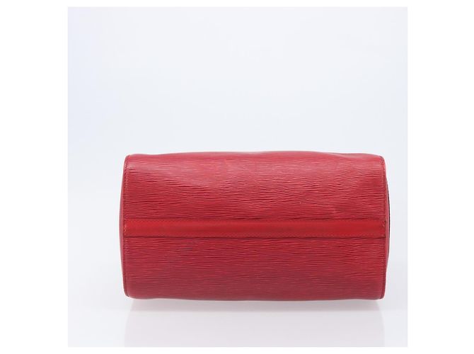 Borsa a mano LOUIS VUITTON Epi Speedy 30 Castilian Red M43007 LV Auth ep15983A Rosso - vista 5