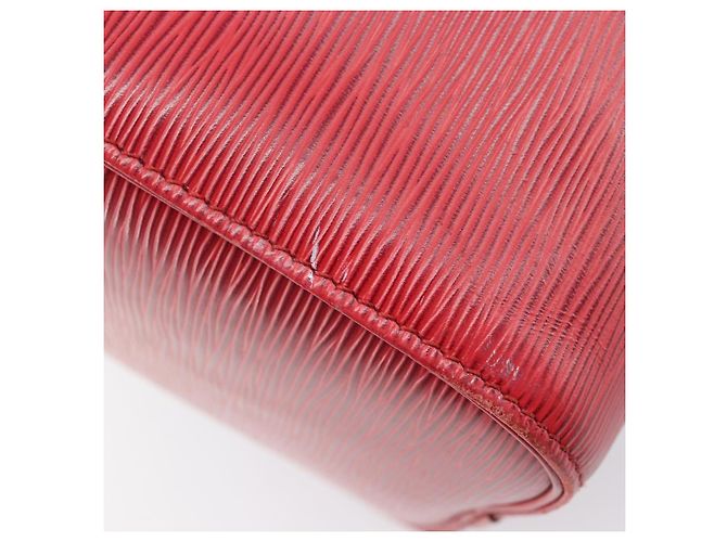 Borsa a mano LOUIS VUITTON Epi Speedy 30 Castilian Red M43007 LV Auth ep15983A Rosso - vista 9