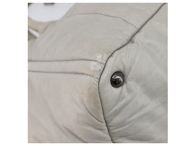 Borsa a mano PRADA Nappa Bomber in pelle 2way Grigio Auth LN154 Marrone - vista 15