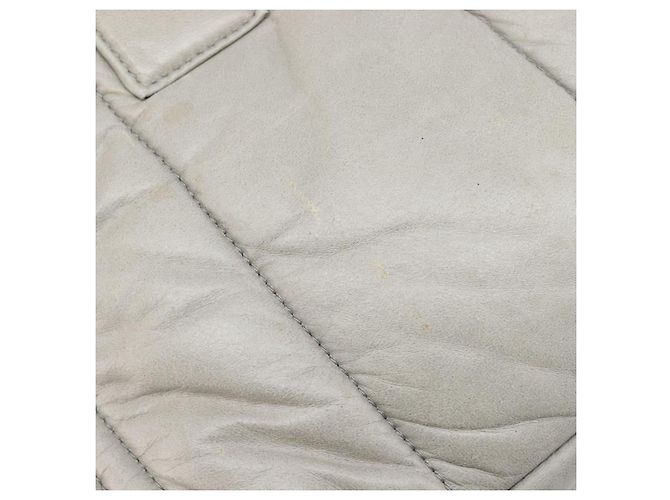 Borsa a mano PRADA Nappa Bomber in pelle 2way Grigio Auth LN154 Marrone - vista 18