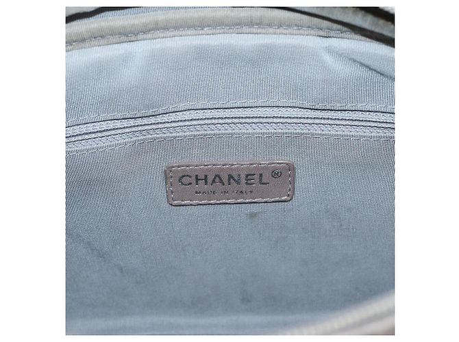 Borsa a tracolla CHANEL Matelasse COCO Mark Chain in pelle Argento CC Auth yk20943V - vista 16