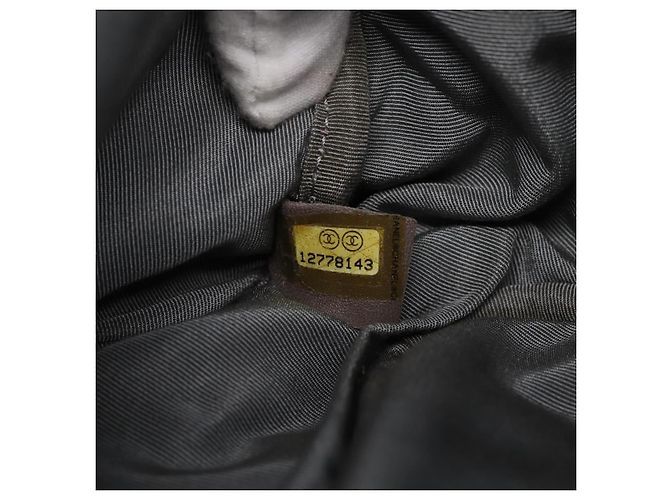 Borsa a tracolla CHANEL Matelasse COCO Mark Chain in pelle Argento CC Auth yk20943V - vista 25