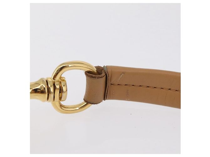 Borsa a tracolla Miu Miu in pelle beige e oro autentica 206041V D'oro - vista 10