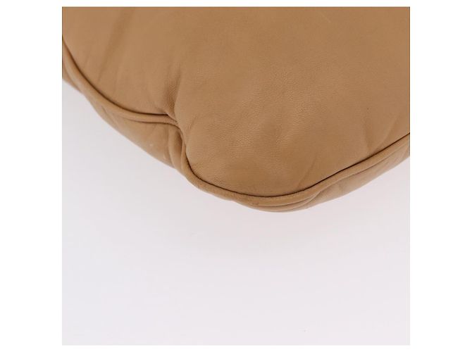 Borsa a tracolla Miu Miu in pelle beige e oro autentica 206041V D'oro - vista 12