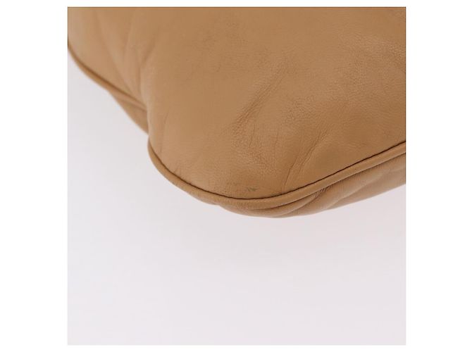 Borsa a tracolla Miu Miu in pelle beige e oro autentica 206041V D'oro - vista 14