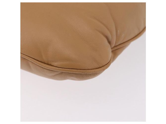 Borsa a tracolla Miu Miu in pelle beige e oro autentica 206041V D'oro - vista 15