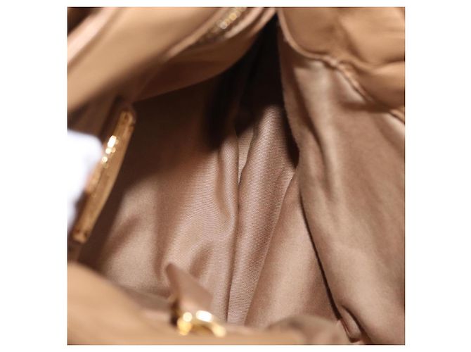 Borsa a tracolla Miu Miu in pelle beige e oro autentica 206041V D'oro - vista 23