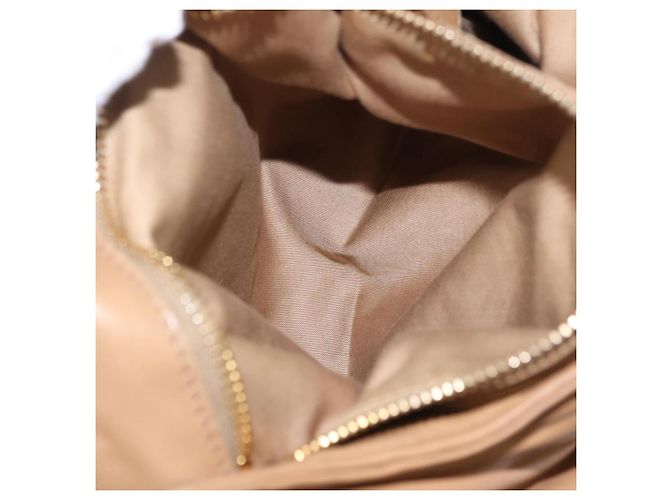 Borsa a tracolla Miu Miu in pelle beige e oro autentica 206041V D'oro - vista 27