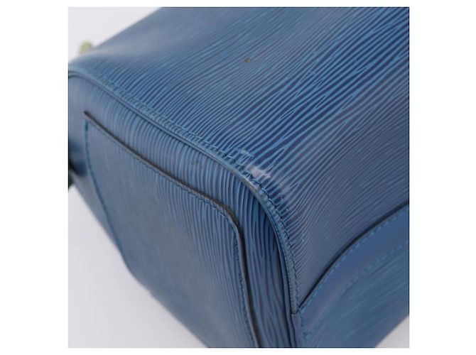 LOUIS VUITTON Epi Speedy 25 Hand Bag Toledo Blue M43015 LV Auth 206328 - vista 17