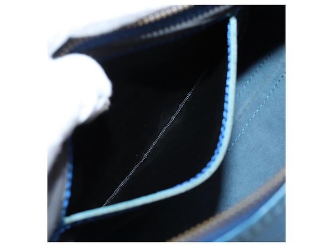 LOUIS VUITTON Epi Speedy 25 Hand Bag Toledo Blue M43015 LV Auth 206328 - vista 21