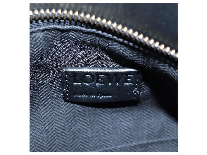 Borsa a mano LOEWE Puzzle Bag Small in pelle Verde Tono Oro Auth 167700SM - vista 22