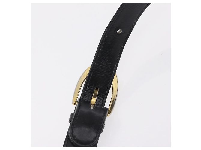 Céline Borsa a tracolla CELINE C Sulky Canvas Black Gold Auth ep16244 Nero D'oro - vista 10