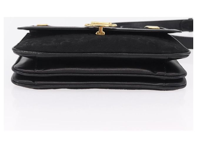 Céline Borsa a tracolla CELINE C Sulky Canvas Black Gold Auth ep16244 Nero D'oro - vista 11