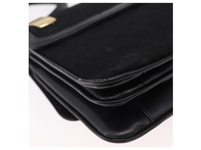 Céline Borsa a tracolla CELINE C Sulky Canvas Black Gold Auth ep16244 Nero D'oro - vista 14