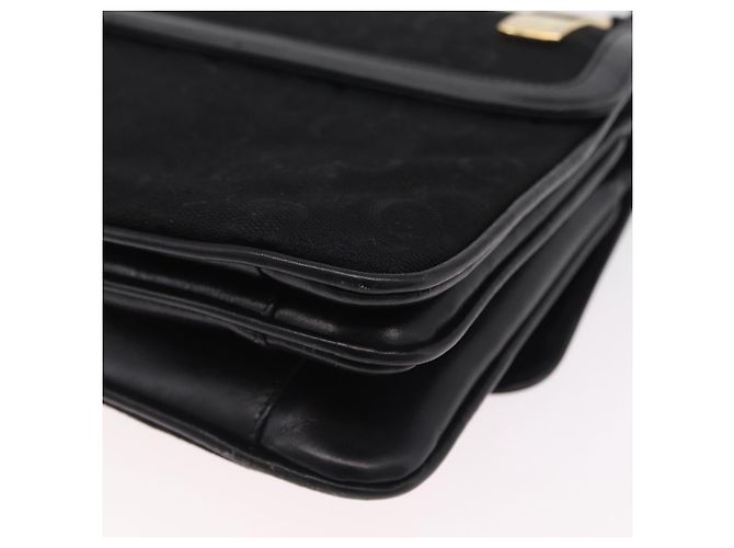 Céline Borsa a tracolla CELINE C Sulky Canvas Black Gold Auth ep16244 Nero D'oro - vista 15