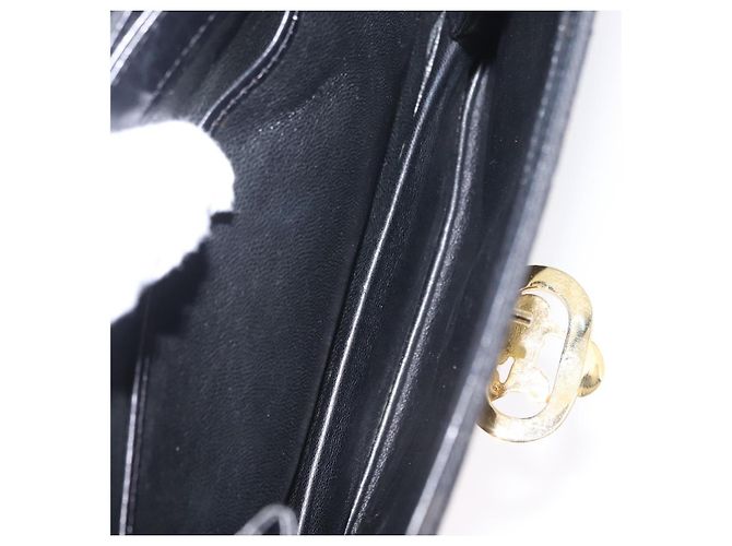 Céline Borsa a tracolla CELINE C Sulky Canvas Black Gold Auth ep16244 Nero D'oro - vista 20