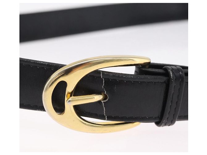 Céline Borsa a tracolla CELINE C Sulky Canvas Black Gold Auth ep16244 Nero D'oro - vista 8