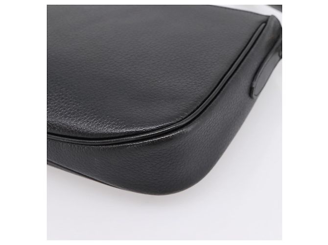 Borsa a tracolla Burberrys in pelle nera e oro autentica ep16277 Nero D'oro - vista 12