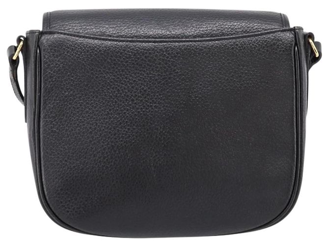Borsa a tracolla Burberrys in pelle nera e oro autentica ep16277 Nero D'oro - vista 3