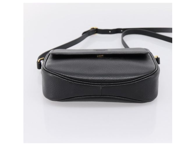 Borsa a tracolla Burberrys in pelle nera e oro autentica ep16277 Nero D'oro - vista 9