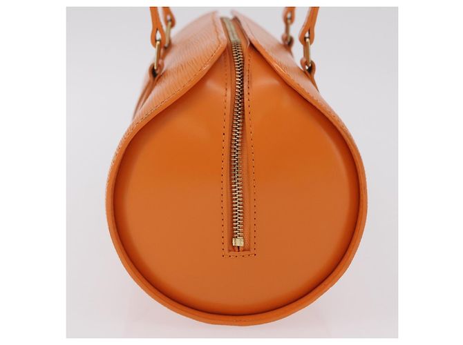Borsa a mano LOUIS VUITTON Epi Soufflot Orange Mandarin M5222H LV Auth 203201V Arancione Grigio - vista 3
