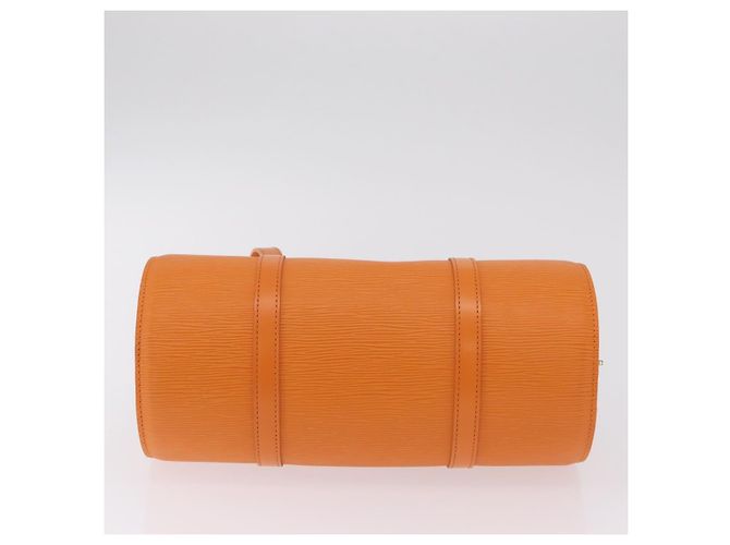 Borsa a mano LOUIS VUITTON Epi Soufflot Orange Mandarin M5222H LV Auth 203201V Arancione Grigio - vista 5