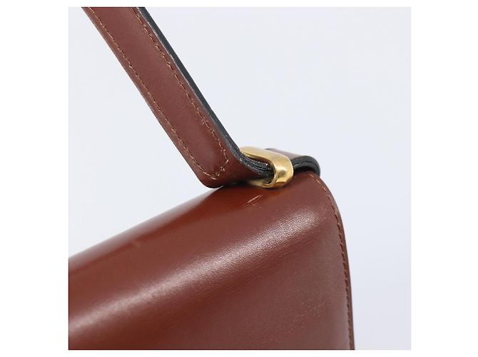 Borsa Christian Dior in pelle marrone e oro autentica ep15988 D'oro - vista 15
