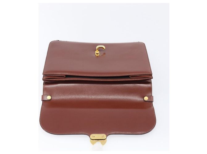 Borsa Christian Dior in pelle marrone e oro autentica ep15988 D'oro - vista 17