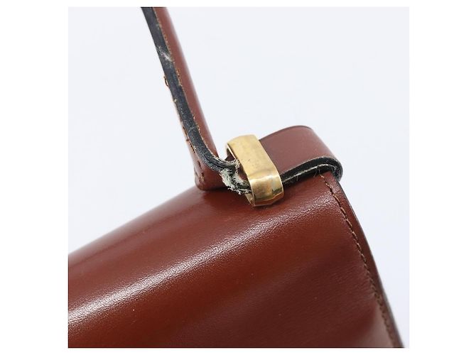 Borsa Christian Dior in pelle marrone e oro autentica ep15988 D'oro - vista 25