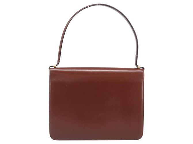 Borsa Christian Dior in pelle marrone e oro autentica ep15988 D'oro - vista 3