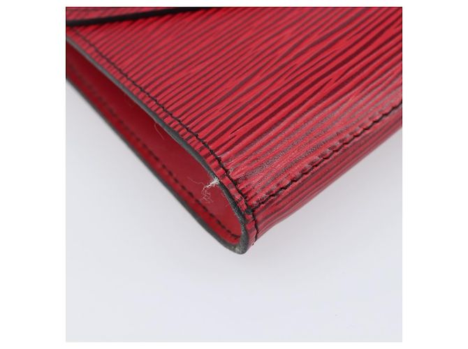 LOUIS VUITTON Epi Art Deco Clutch Bag Red M52637 LV Auth ep16193 Rot - Ansicht 10