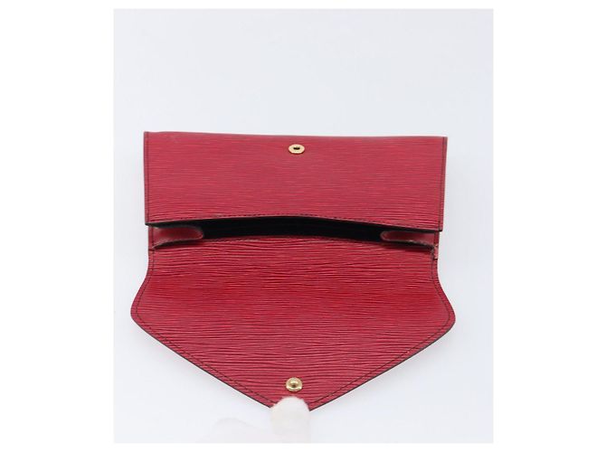 LOUIS VUITTON Epi Art Deco Clutch Bag Red M52637 LV Auth ep16193 Rot - Ansicht 14