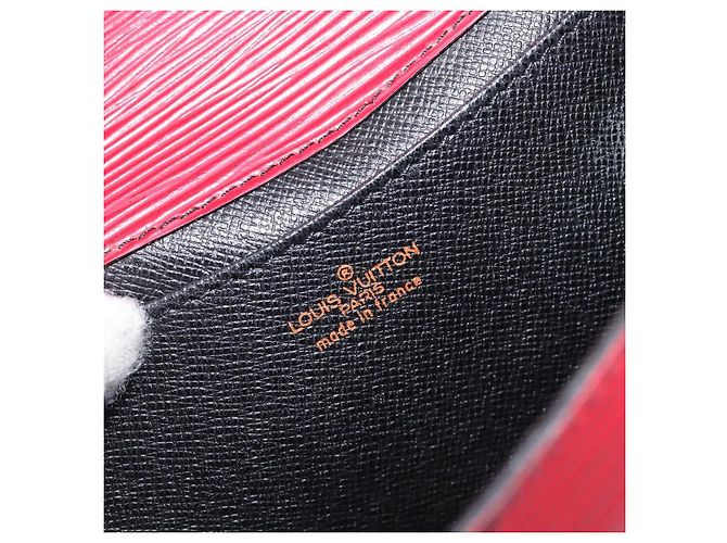 LOUIS VUITTON Epi Art Deco Clutch Bag Red M52637 LV Auth ep16193 Rot - Ansicht 15
