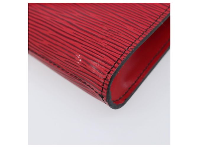 LOUIS VUITTON Epi Art Deco Clutch Bag Red M52637 LV Auth ep16193 Rot - Ansicht 9